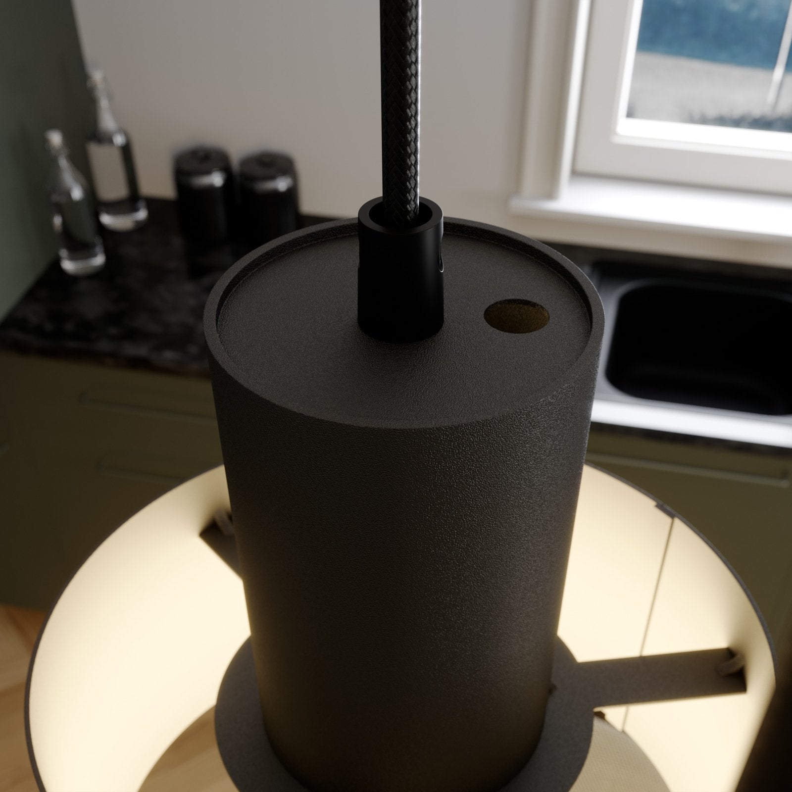 Sigma Lighting Hängeleuchte Rif Hängeleuchte Lampe LED Rondell dreiflammig E27 - 5902335264018