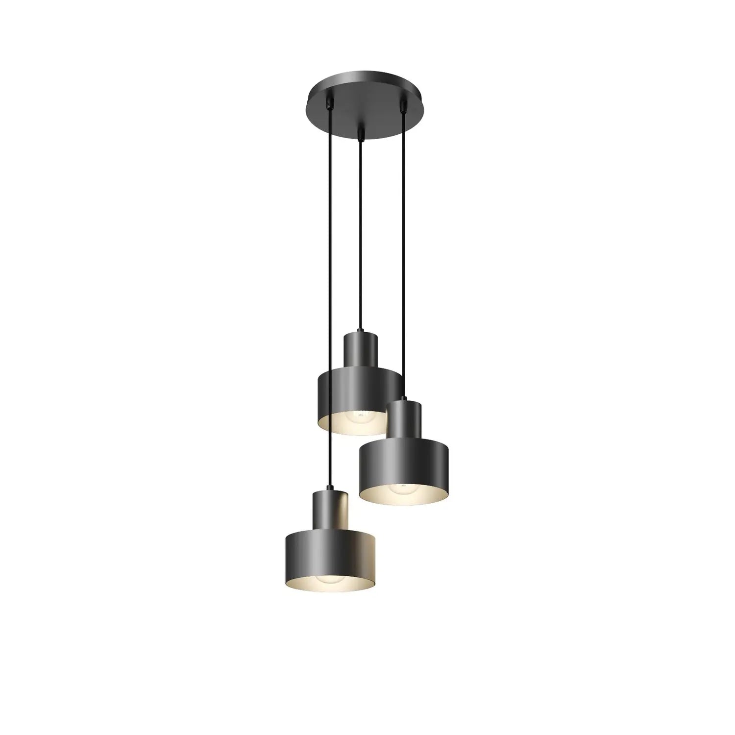 B-Ware Sigma Lighting Hängeleuchte Rif Hängeleuchte Lampe Led Rondell Dreiflammig E27