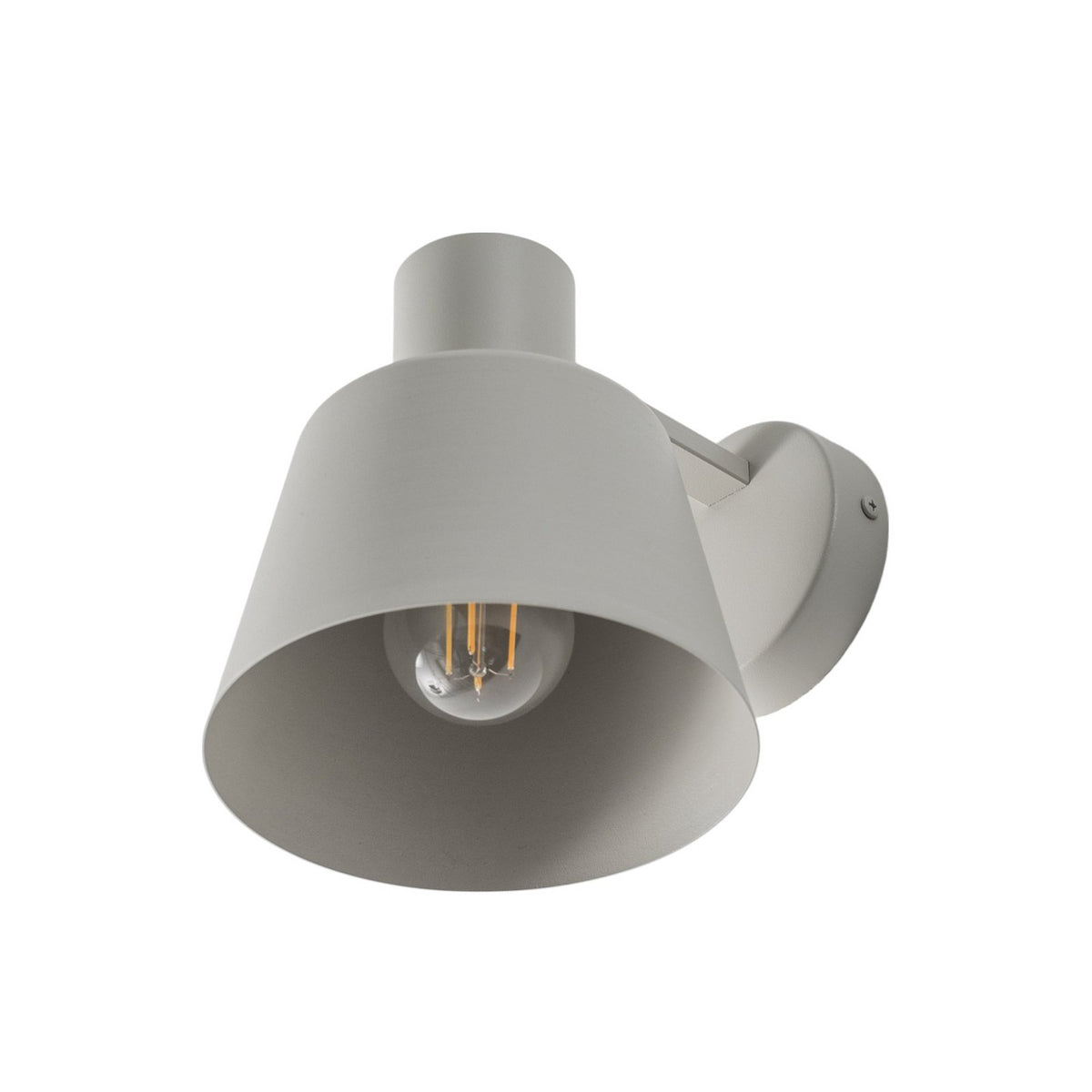 Wandleuchte Dunka taupe 1-flammig Stahl E27 17 cm Sigma dimmbar IP20 - 5902846810476