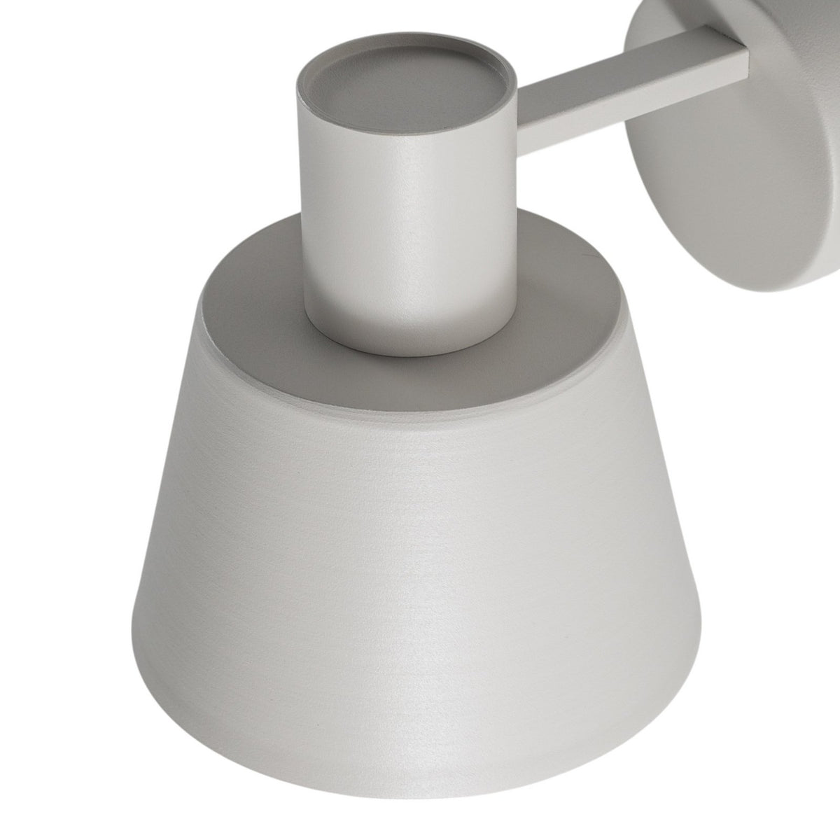 Wandleuchte Dunka taupe 1-flammig Stahl E27 17 cm Sigma dimmbar IP20 - 5902846810476