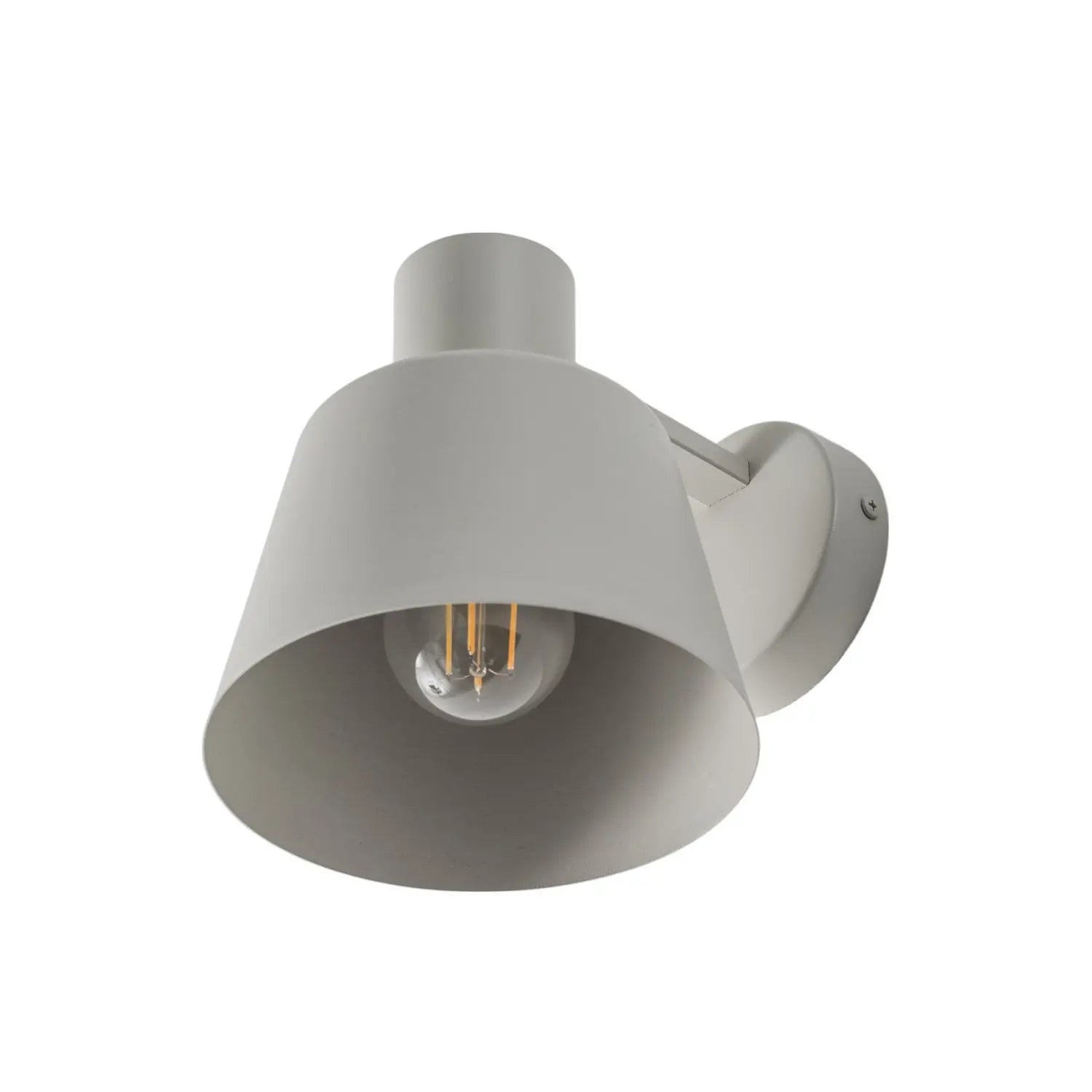B-Ware Sigma Dunka Wandleuchte Leuchte Wandlampe Taupe 1 Flammig Stahl E27 Höhe 17 Cm