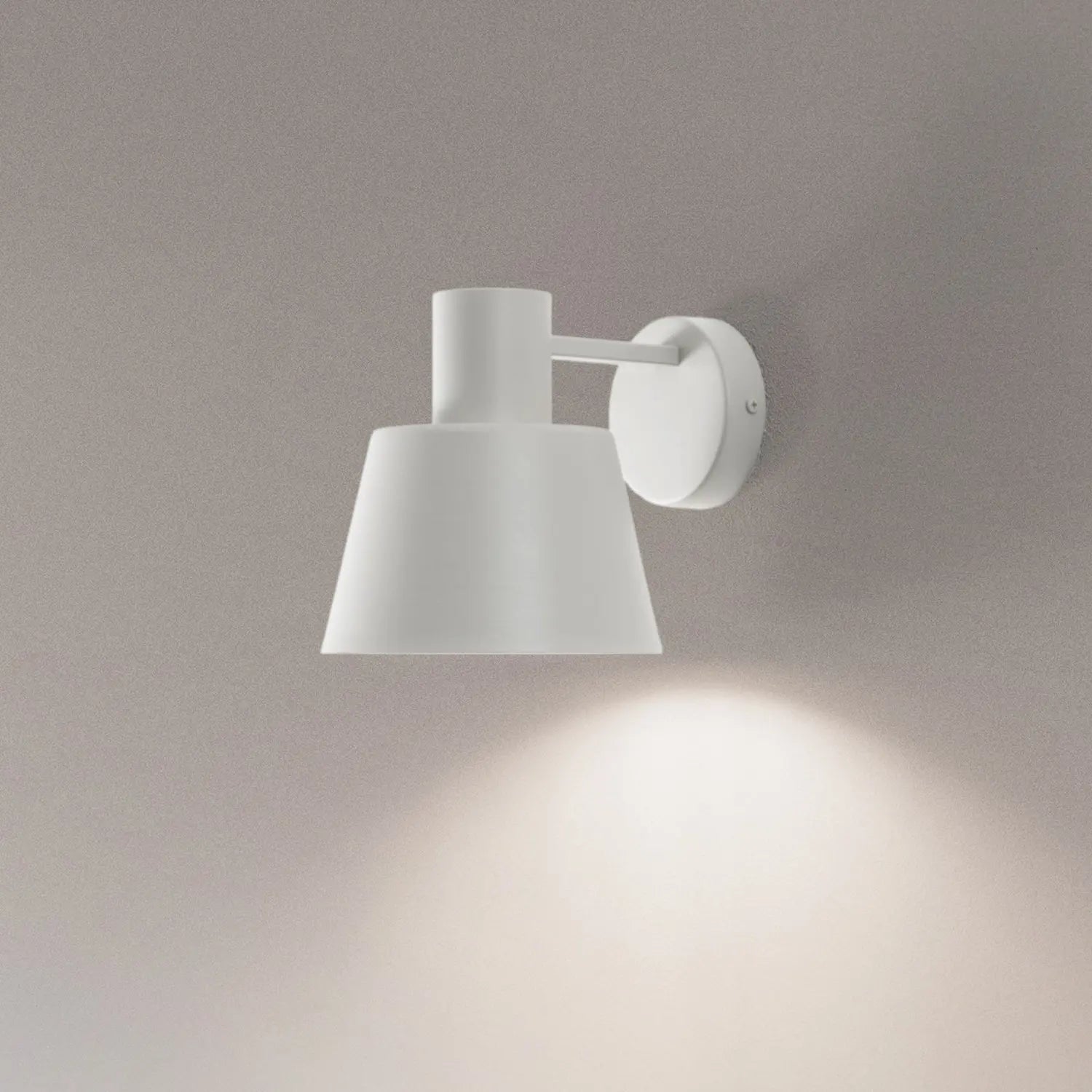 B-Ware Sigma Dunka Wandleuchte Leuchte Wandlampe Taupe 1 Flammig Stahl E27 Höhe 17 Cm