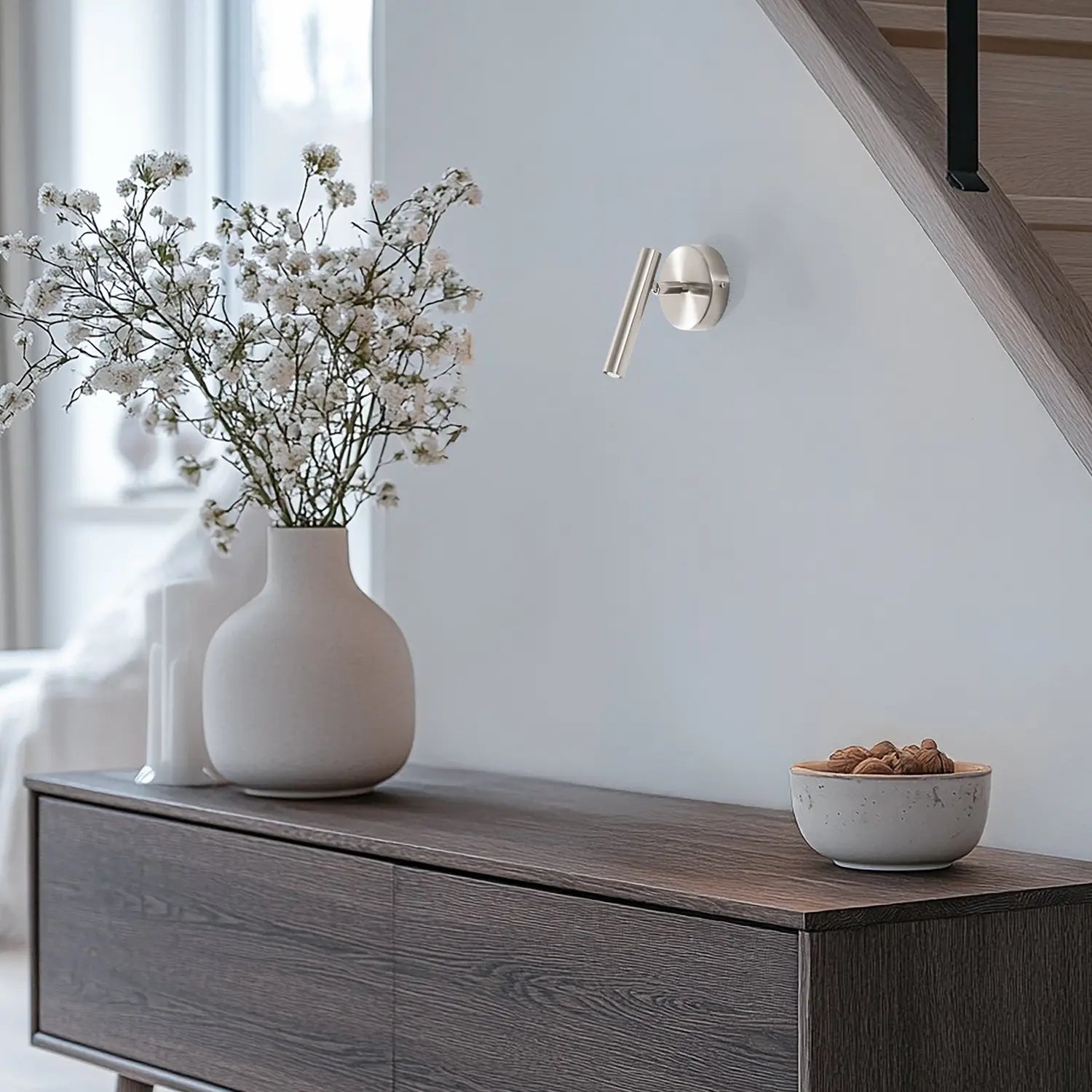 B-Ware Sopel Wandleuchte Lampe Silber 1 Flammig Stahl G9 Höhe 15 Cm Siehe Text - 5902846811763