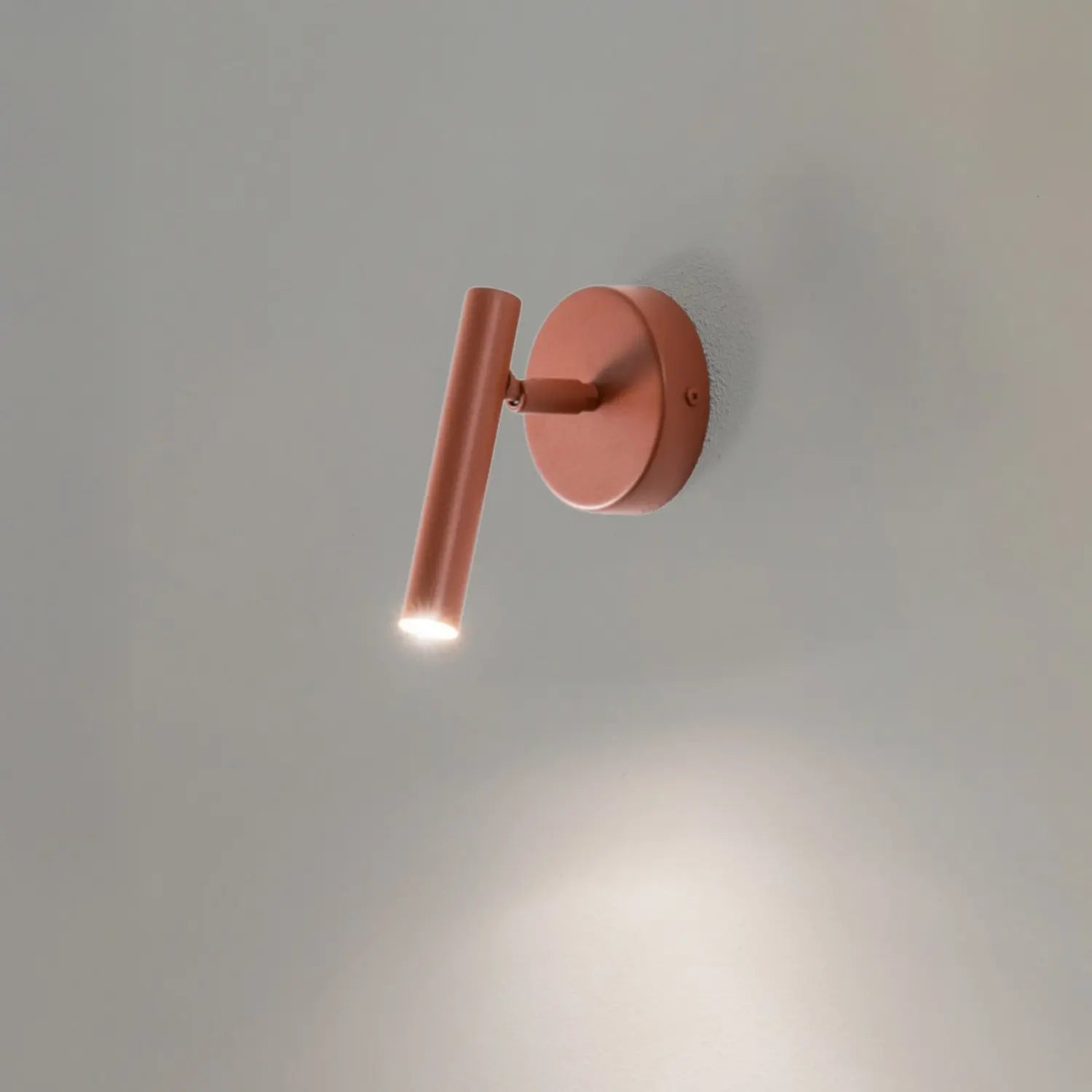 B-Ware Sigma Wandleuchte Lampe Beleuchtung Ziegelrot Stahl 1 Flammig Höhe 15 Cm - 5902846811558