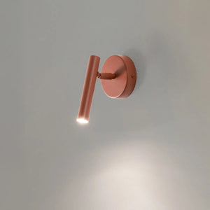 B-Ware Sigma Wandleuchte Lampe Beleuchtung Ziegelrot Stahl 1 Flammig Höhe 15 Cm