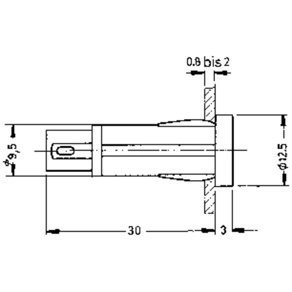 B-Ware Rafi Signalleuchte Kontrollleuchte Standard Leuchtmittel Klar Rund 1,2 W 10 Stück - 2050001019394