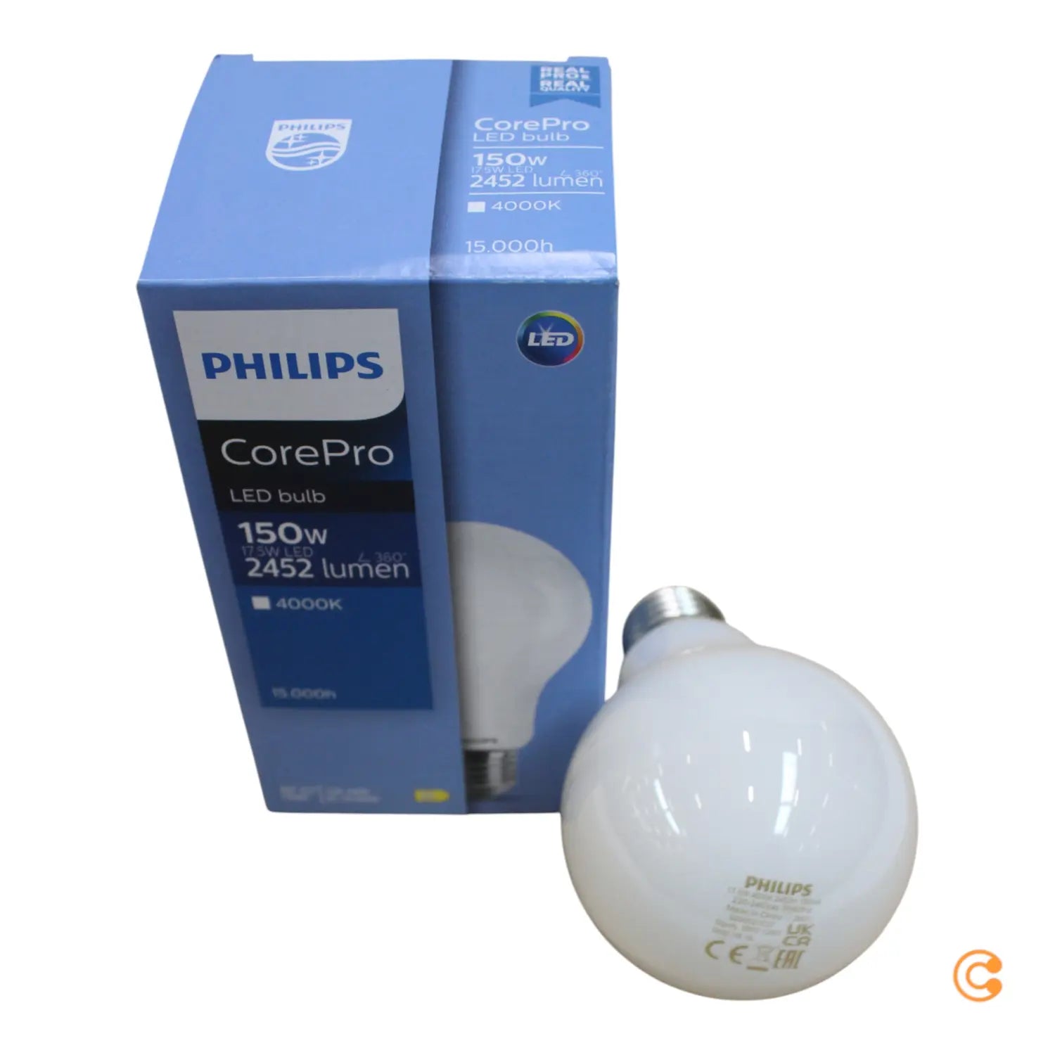 B-Ware Signify 34663500 Glühlampe Leuchtmittel E27 Neutralweiß 17.5 W 70x121mm 1 St - 8719514346635