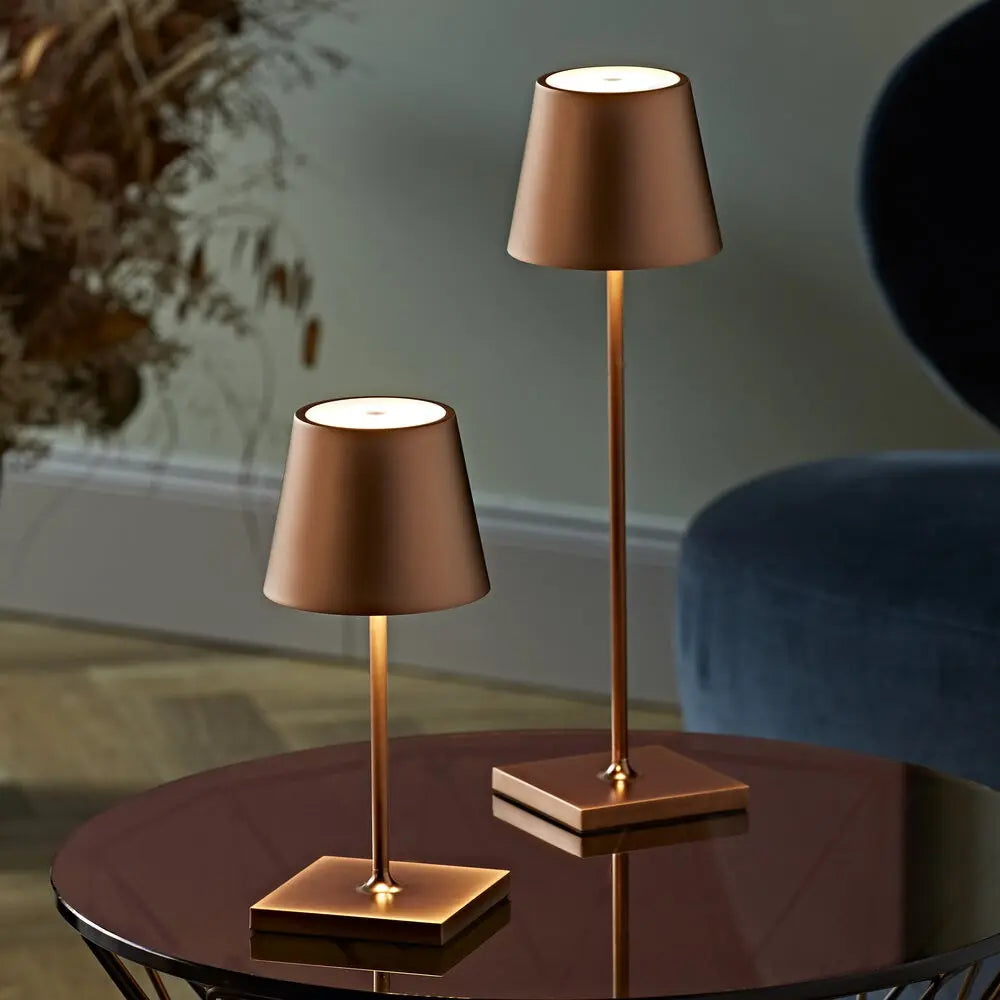 B-Ware Sigor Tischleuchte Akkulampe Led Nuindie Usb C Bronze Dimmbar Ip54 Leuchte 38 Cm - 4028085454637