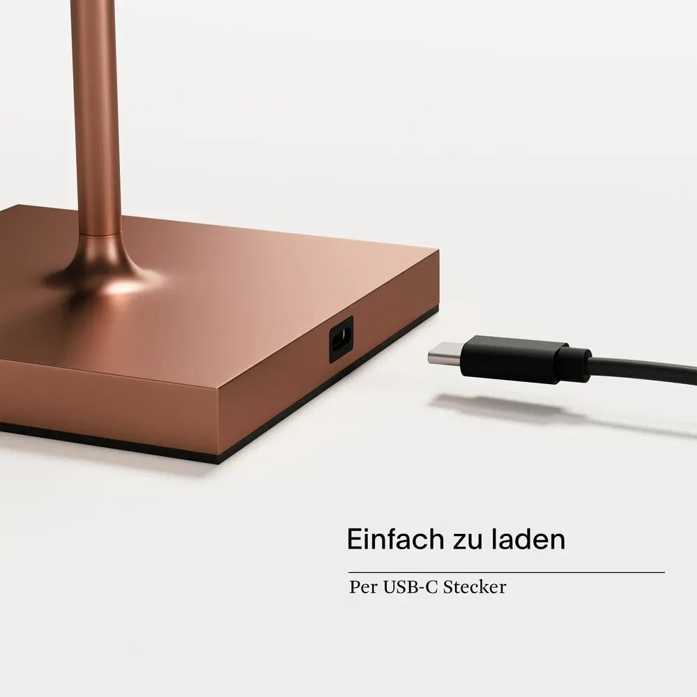 B-Ware Sigor Tischleuchte Akkulampe Led Nuindie Usb C Bronze Dimmbar Ip54 Leuchte 38 Cm - 4028085454637