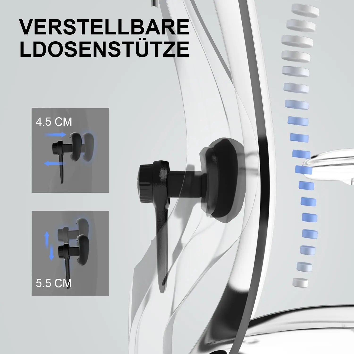 Sihoo Schreibtischstuhl Drehstuhl Bürostuhl Kopfstütze Armlehne 150kg Schwarz B-Ware - 779324880840