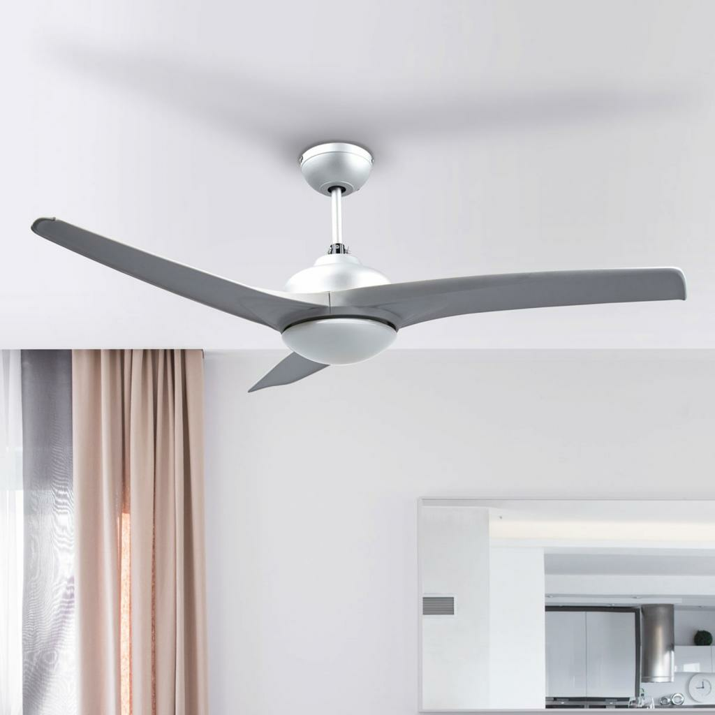 B-Ware Lindby Deckenventilator Emanuel Deckenlampe Ventilator Lampe Beleuchtet Silb530 - 4251096539400