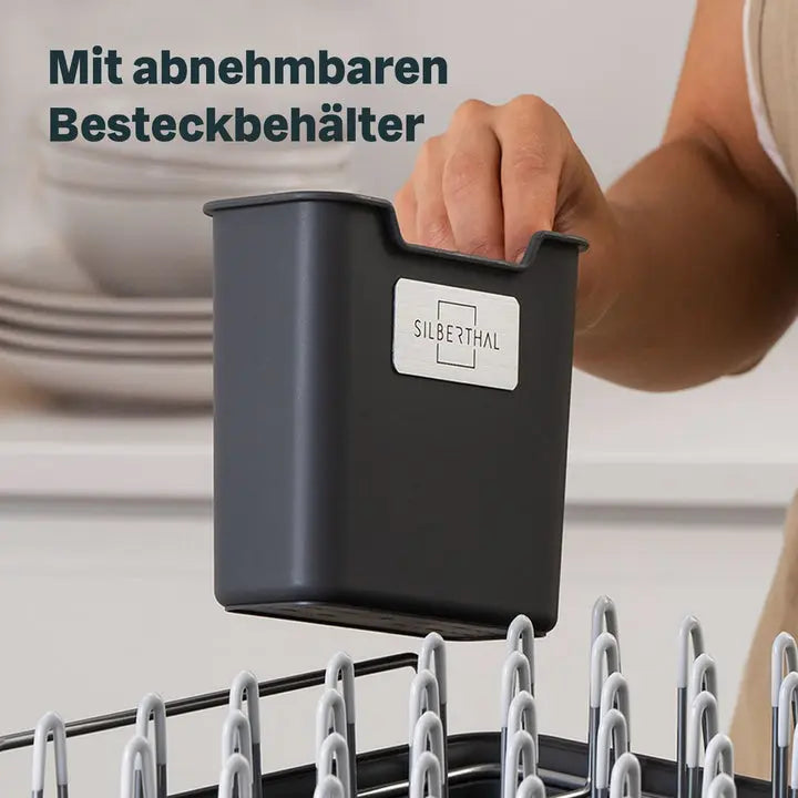 B-Ware Silberthal Abtropfgestell Geschirrständer Abtropfkorb Ausziehbar Rechteckig - 4260470467062