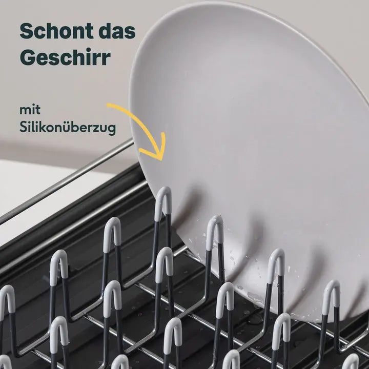 B-Ware Silberthal Abtropfgestell Geschirrständer Abtropfkorb Ausziehbar Rechteckig - 4260470467062