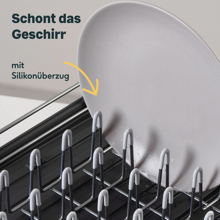 Silberthal Abtropfgestell Geschirrständer Abtropfkorb Ausziehbar Rechteckig535 - 4260470467062