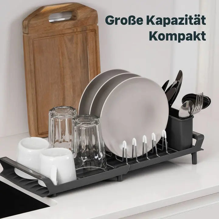 B-Ware Silberthal Abtropfgestell Geschirrständer Rostfrei Ausziehbar Rechteckig71 - 4260470467093