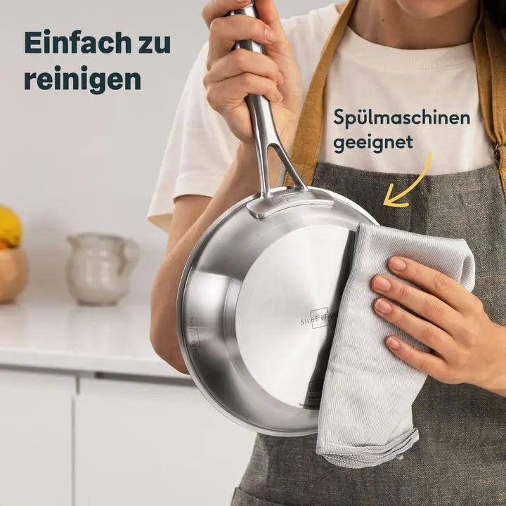 B-Ware Silberthal Bratpfanne Pfanne Edelstahl ø 20 Cm Herd Induktion Spülmaschine Ofen