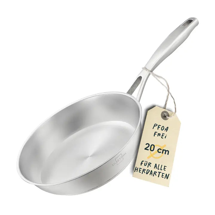 B-Ware Silberthal Bratpfanne Pfanne Edelstahlpfanne Unbeschichtet Edelstahl 20 Cm - 4260470467208
