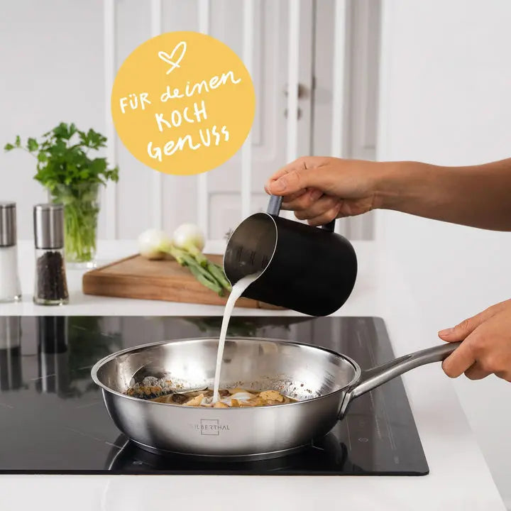 B-Ware Silberthal Bratpfanne Edelstahlpfanne Pfanne Unbeschichtet Ohne Deckel 24cm - 4260470467192