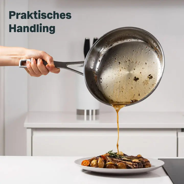 B-Ware Silberthal Bratpfanne Edelstahlpfanne Pfanne Unbeschichtet Ohne Deckel 24cm - 4260470467192