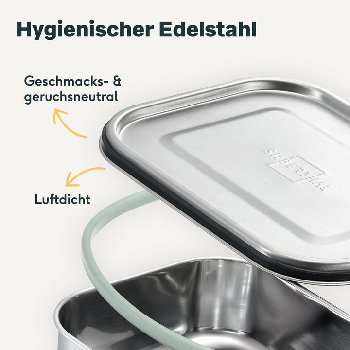 SILBERTHAL Brotdose Lunchbox M auslaufsicher spülmaschinenfest Vorratsdose - 4260470464146