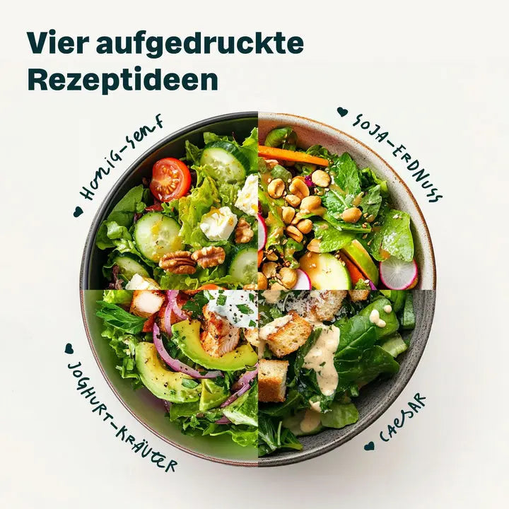 B-Ware Silberthal Dressingshaker Mixer Glasflasche 500ml Küchenhelfer Marinaden Soßen - 4260470462548