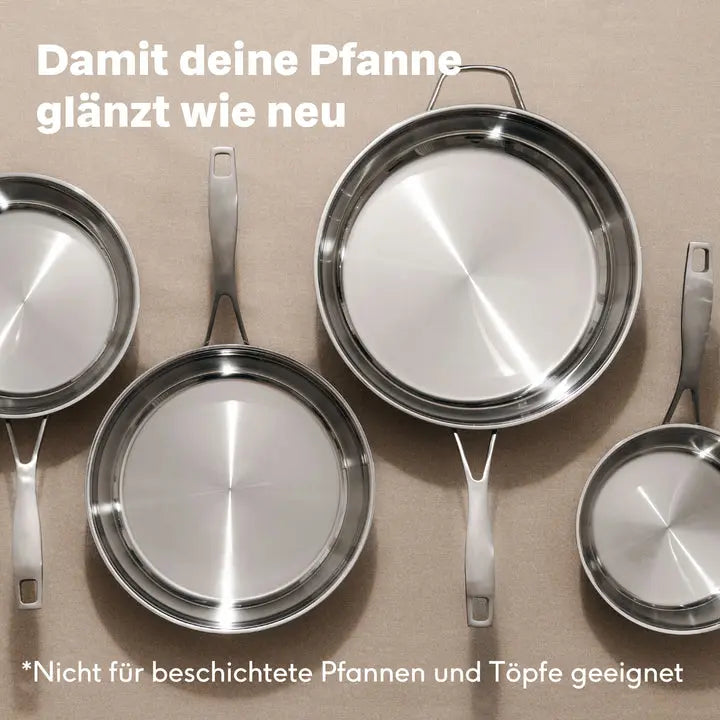 B-Ware Silberthal Reinigungsschwamm Putzhilfe Edelstahl Schwamm 2er Pack 4 Sets - 4260470468014