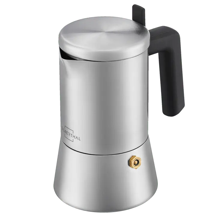 B-Ware Silberthal Espressokocher Kaffeekocher Edelstahl Silber 4 Tassen Espresso Kocher - 4260470464948