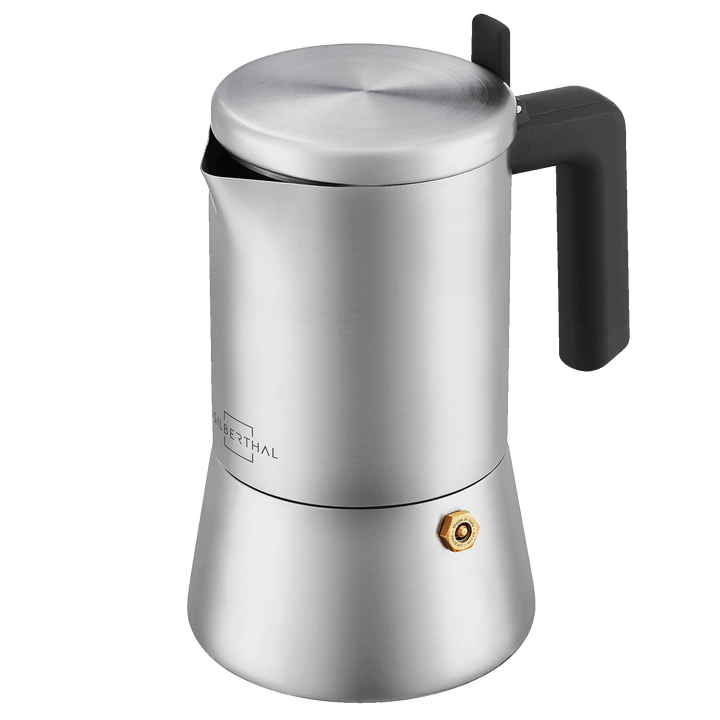 SILBERTHAL Espressokocher Kaffeebereiter Espresso Edelstahl 6 Tassen Silber - 4260470464955