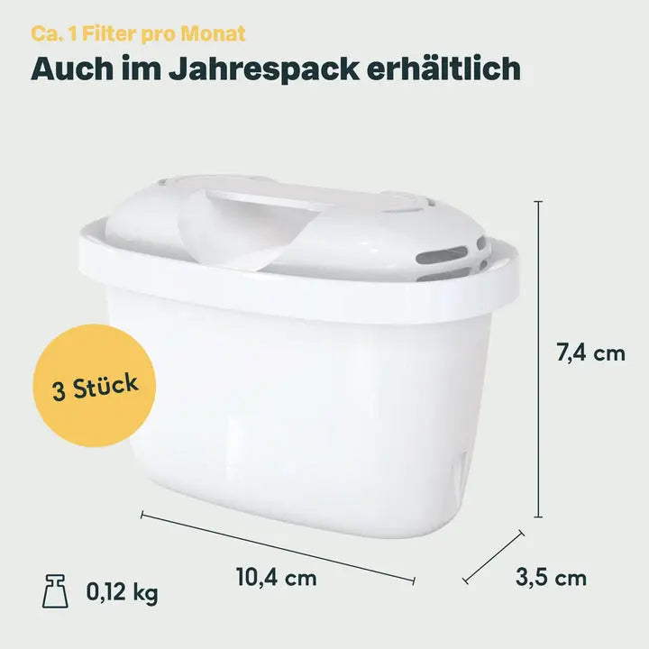B-Ware Silberthal Filterkartusche Wasserfilter 3er Pack Brita Maxtra 6 Patronen