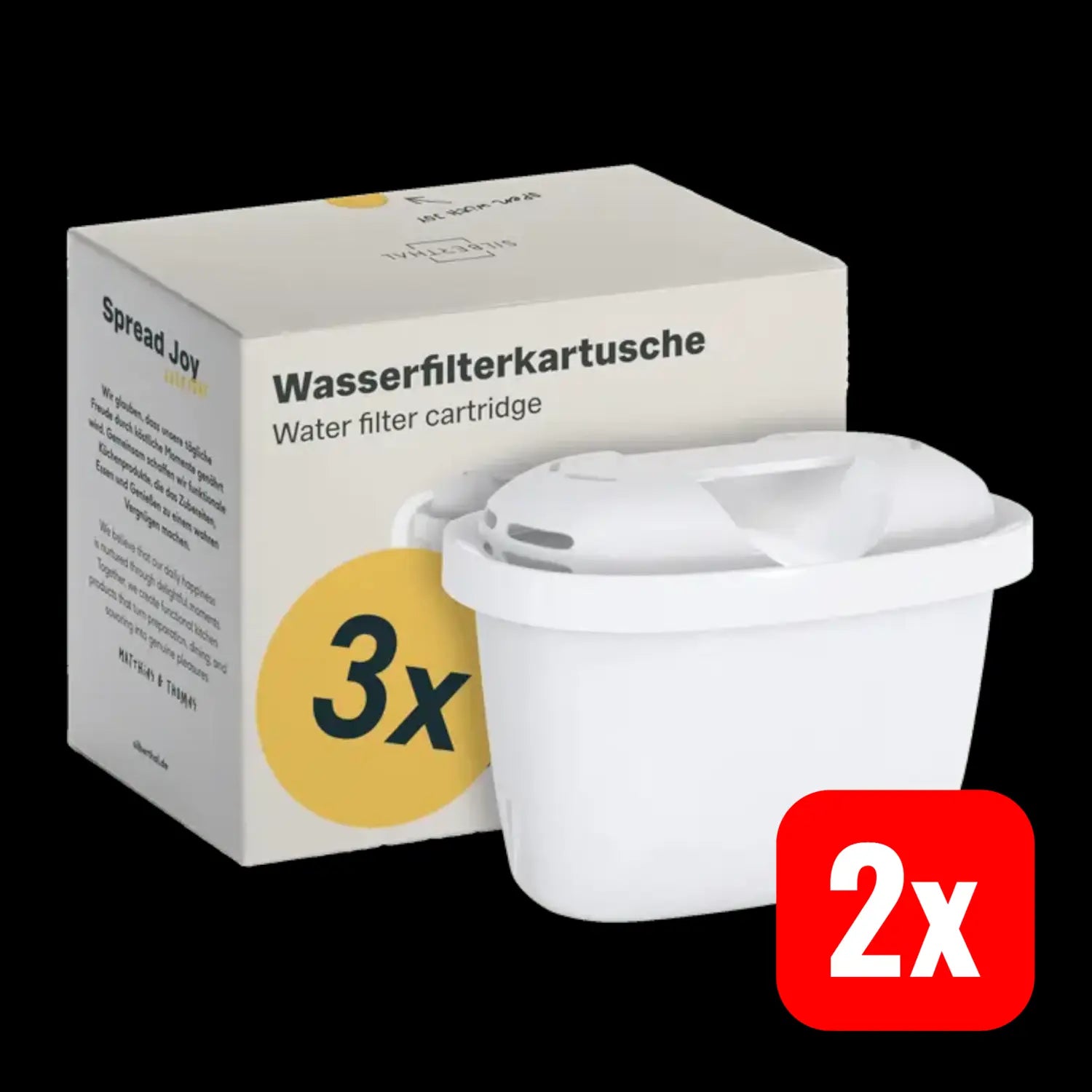 B-Ware Silberthal Filterkartusche Wasserfilter 3er Pack Kompatibel Brita Maxtra 2 Sets - 4260470462760