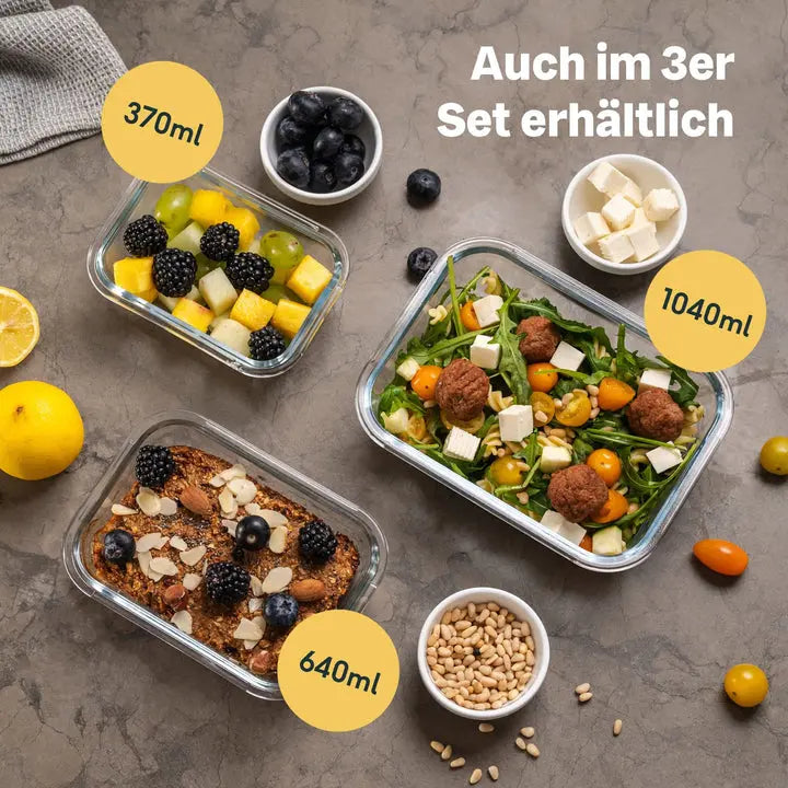 B-Ware Silberthal Frischhaltedose Vorratsdose Glas Aufbewahrungsbox Edelstahldeckel