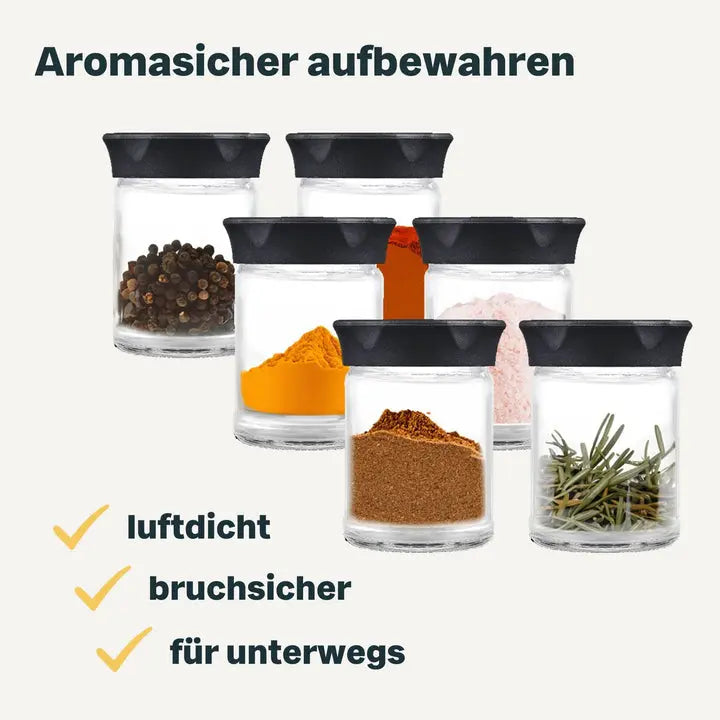 B-Ware Silberthal Ersatzglas Behälter Glas Kaffeemühle Ersatzteil Für Tee 5 Stück - 4260470463200
