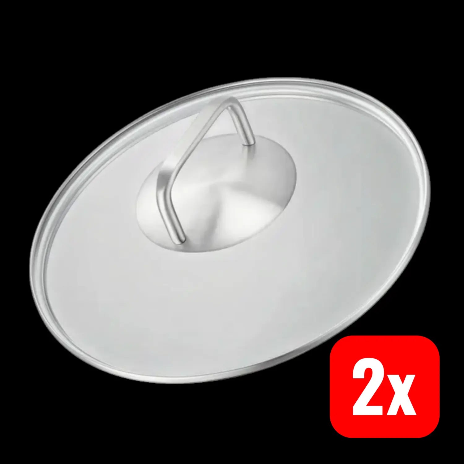 B-Ware Silberthal Glasdeckel Pfannendeckel Deckel Küchenhelfer Pfanne 20 Cm 2 Stück - 4260470467239