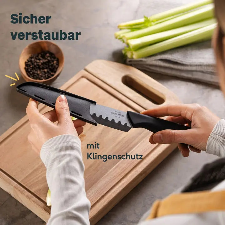 B-Ware Silberthal Keramikmesser Set Küchenmesser Messerset Zirkoniakeramik Schwarz - 4260470464733