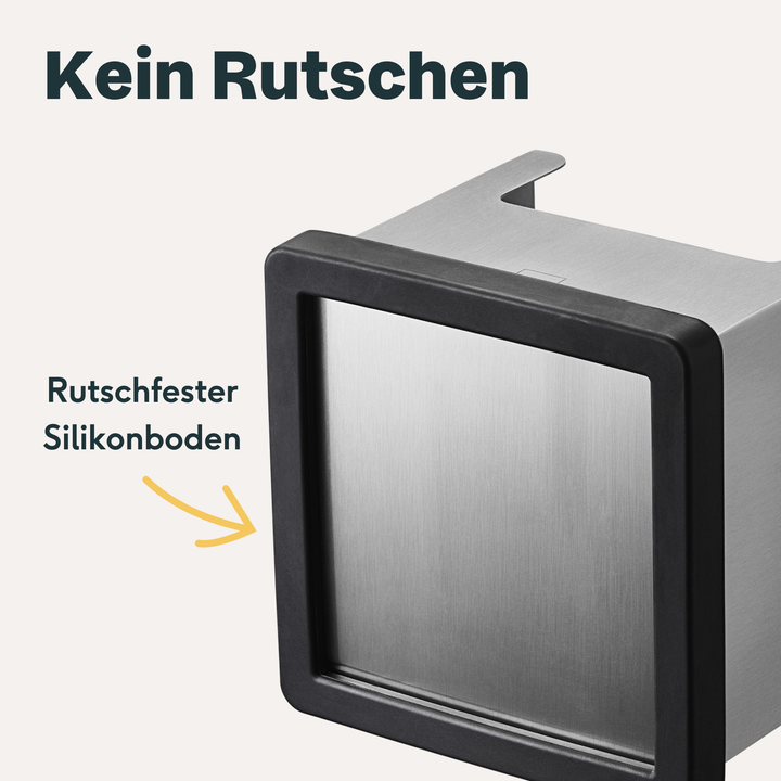 SILBERTHAL Abklopfbehälter Knockbox Abklopfer Kaffeesatz Tamper Edelstahl537 - 4260470464856