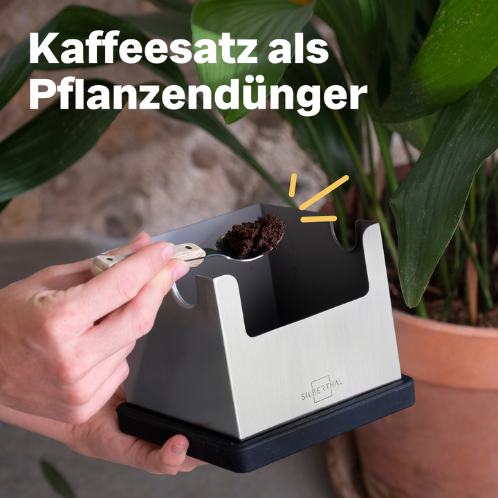 SILBERTHAL Abklopfbehälter Knockbox Abklopfer Kaffeesatz Tamper Edelstahl537 - 4260470464856