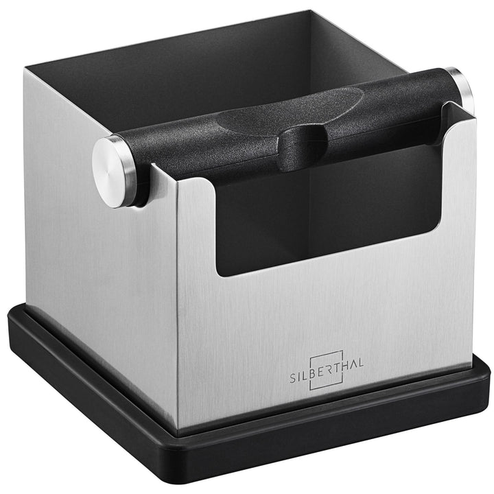 SILBERTHAL Abklopfbehälter Knockbox Abklopfer Kaffeesatz Tamper Edelstahl537 - 4260470464856