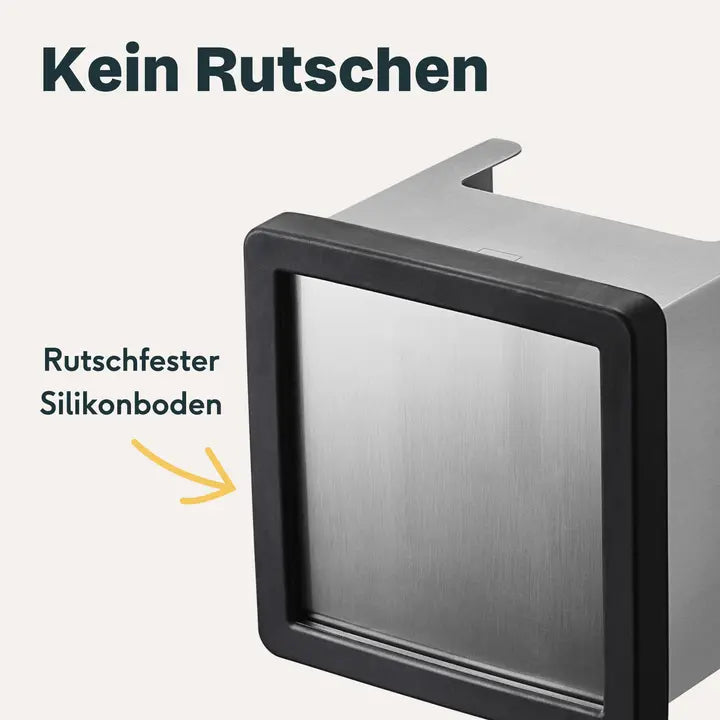 B-Ware Silberthal Abklopfbehälter Knockbox Abklopfer Kaffeesatz Tamper Edelstahl - 4260470464856