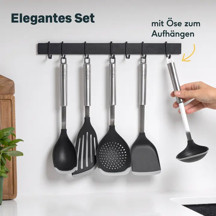 B-Ware Silberthal Küchenhelfer Set Kochutensilien Küchenzubehör 5 Teilig Modern - 4260470465006
