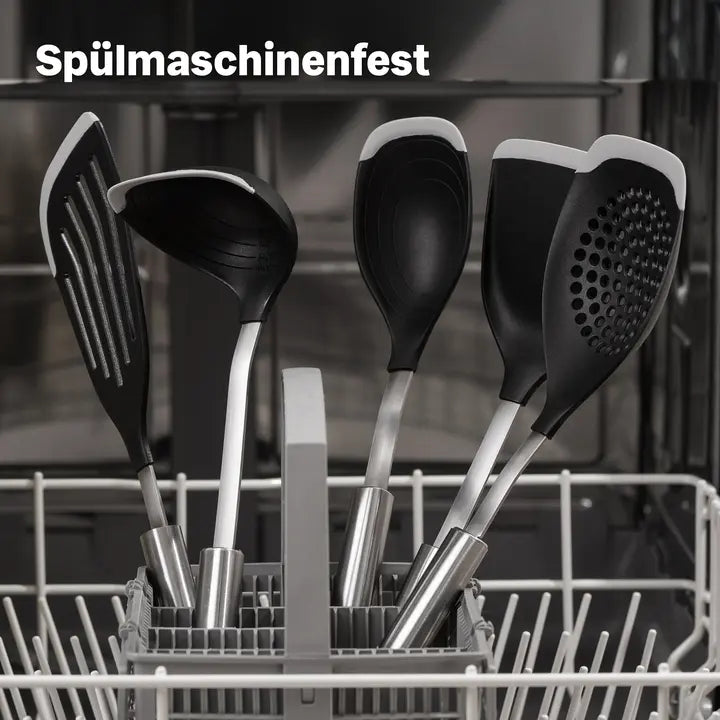 B-Ware Silberthal Küchenhelfer Set Kochutensilien Küchenzubehör 5 Teilig Modern - 4260470465006