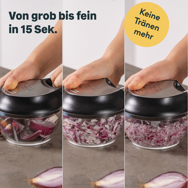 SILBERTHAL Multizerkleinerer Küchenhelfer Rühreinsatz Frischhaltedeckel588 - 4260470466126