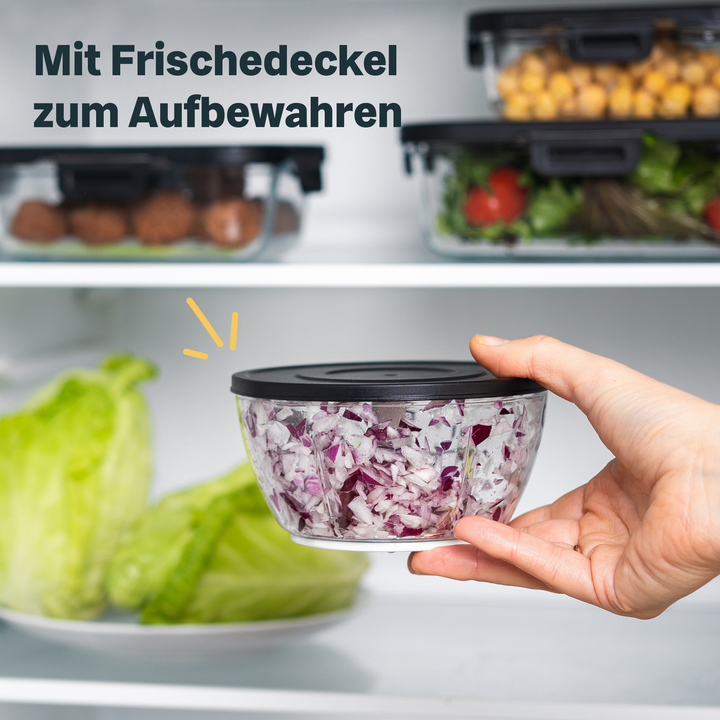 SILBERTHAL Multizerkleinerer Küchenhelfer Rühreinsatz Frischhaltedeckel588 - 4260470466126
