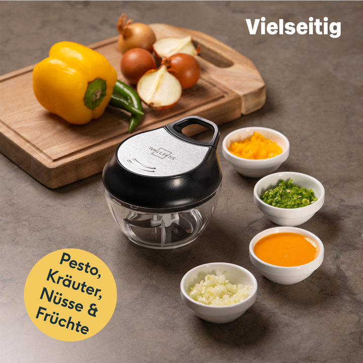 SILBERTHAL Multizerkleinerer Küchenhelfer Rühreinsatz Frischhaltedeckel - 4260470466126