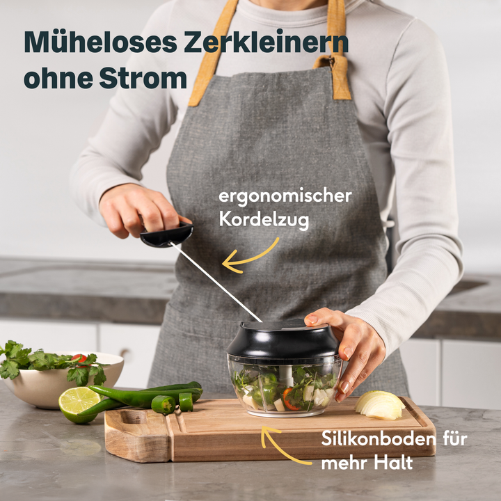 SILBERTHAL Multizerkleinerer Küchenhelfer Rühreinsatz Frischhaltedeckel588 - 4260470466126