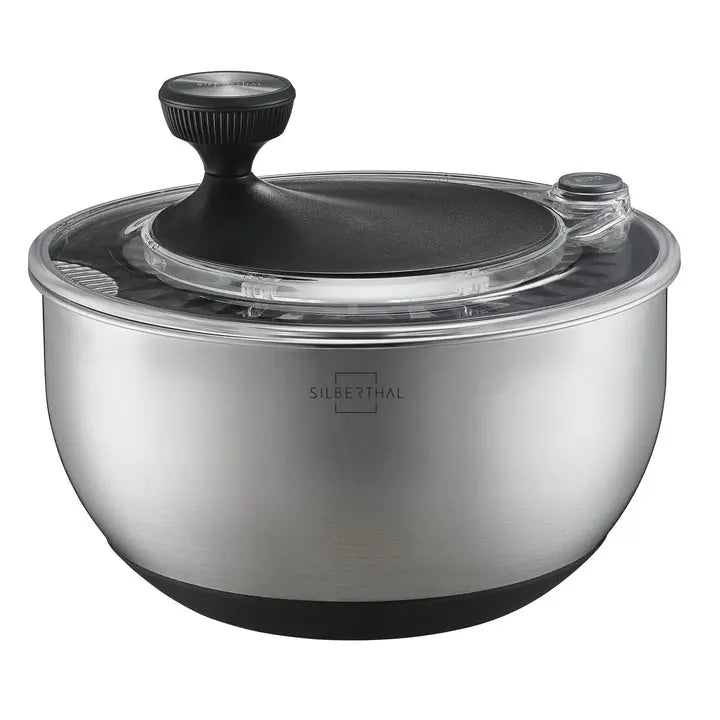 B-Ware Silberthal Salatschleuder Salatzentrifuge Edelstahl Effektive Schleuderfunktion - 4260470464627