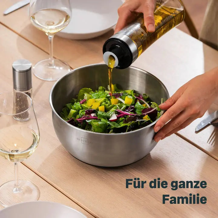 B-Ware Silberthal Salatschleuder Salatzentrifuge Edelstahl Effektive Schleuderfunktion - 4260470464627