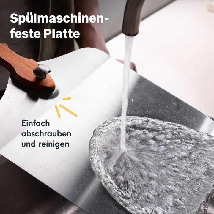 SILBERTHAL Pizza-Schaufel Edelstahl Pizzaschieber Brotschaufel Flammkuchen842 - 4260470464467