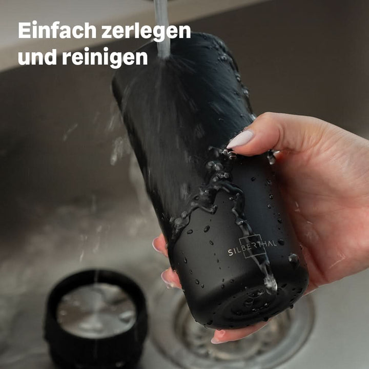 SILBERTHAL Thermobecher Kaffeebecher matt schwarz Keramikbeschichtung 2 STÜCK - 4260470466133