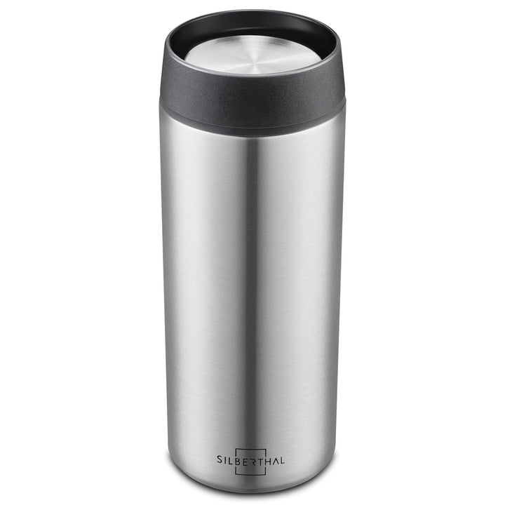 SILBERTHAL Thermobecher Kaffeebecher Edelstahl Silber isoliert 2 STÜCK224 - 4260470466188