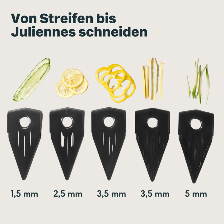 SILBERTHAL Gemüsehobel V-Hobel Mandoline Edelstahl BPA-frei Küchenhelfer632 - 4260470464634